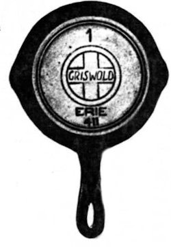 Sold at Auction: Cast iron Griswold USA round griddle pan