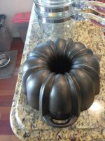 Unmarked Cast Iron Bundt Pan