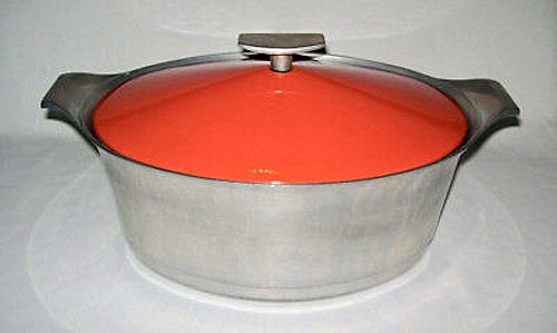 Vintage Club Aluminum Co. Hammercraft Large Dutch Oven Pot w Dome Lid &  Handle