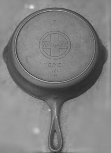 VTG Nice Griswold Cast Iron Skillet Pan No. 8 Small Logo 704 A Erie Pa  1939-1957