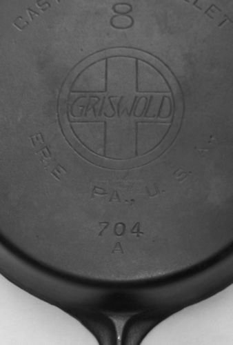 8 Griswold 'slant ERIE' skillet (SOLD)