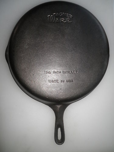 Antique Vintage Sidney Wagner Ware #3 Cast Iron Skillet Pan